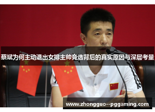 蔡斌为何主动退出女排主帅竞选背后的真实原因与深层考量
